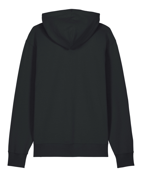 Schwarzer Unisex Hoodie „Der Zweig“ – Nachhaltiger Premium-Hoodie aus 100 % Bio-Baumwolle